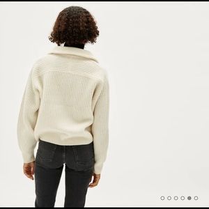 Everlane Felted Merino Half Zip